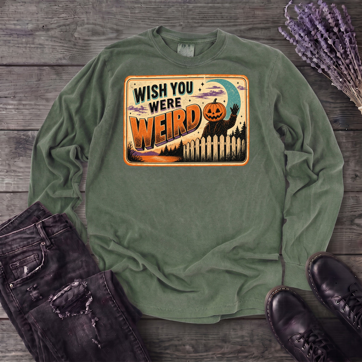Wish You Were Weird Long Sleeve T-Shirt