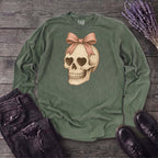 Coquette Skull Long Sleeve T-Shirt