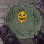 Jack O Lantern Lemon Long Sleeve T-Shirt