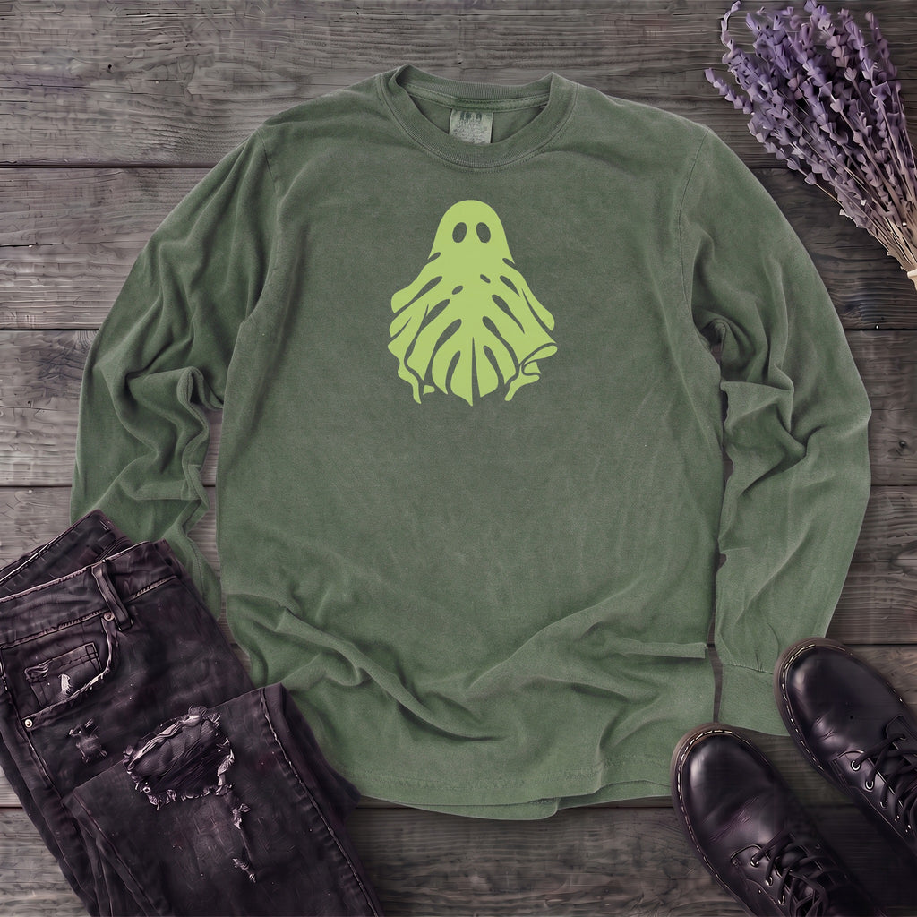 Monstera Ghost Long Sleeve T-Shirt