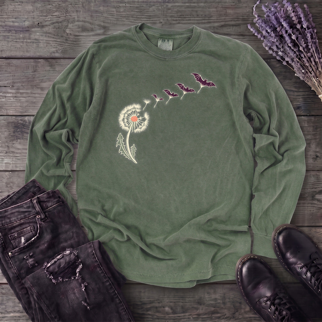 Dandelion Bats Long Sleeve T-Shirt