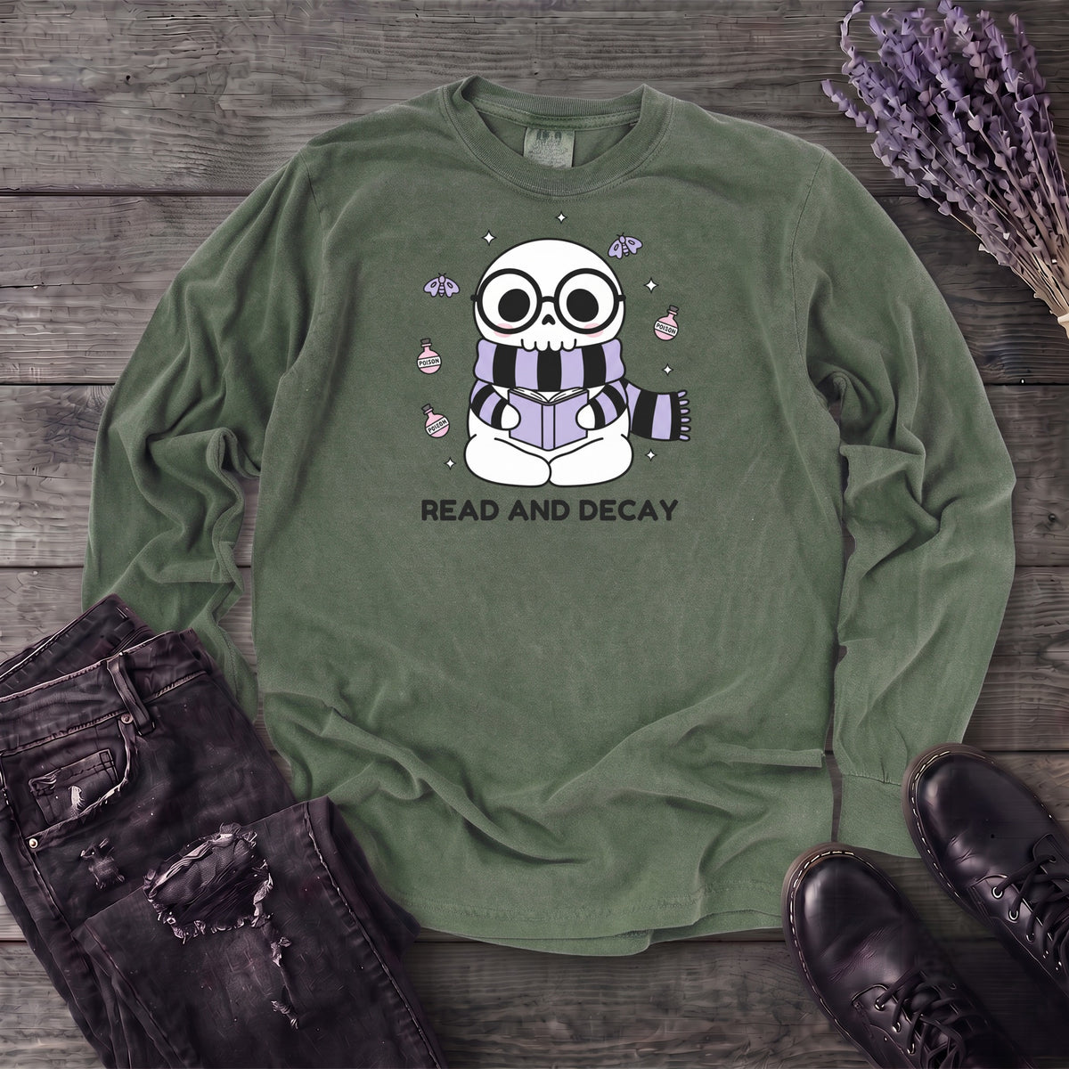 Read And Decay Long Sleeve T-Shirt