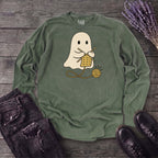 Knitting Ghost Long Sleeve T-Shirt