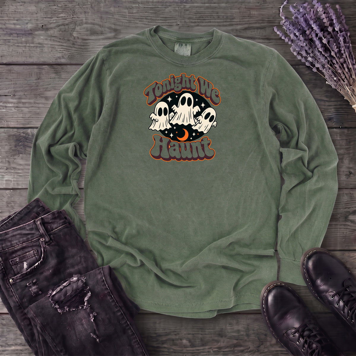Tonight We Haunt Long Sleeve T-Shirt