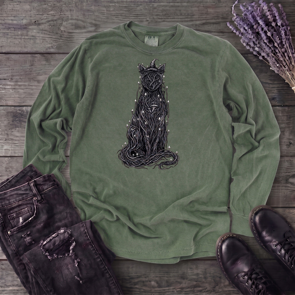 willow witch cat Long Sleeve T-Shirt