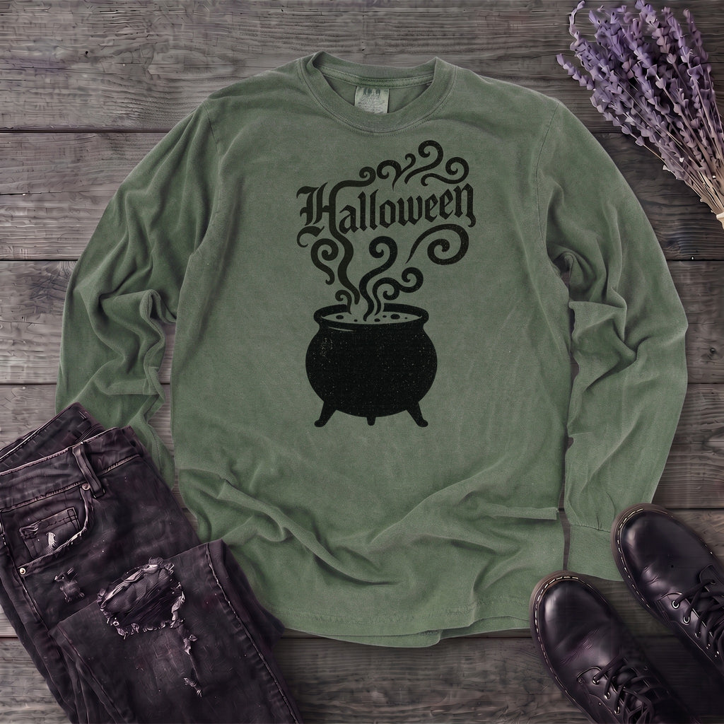Halloween Cauldron Long Sleeve T-Shirt