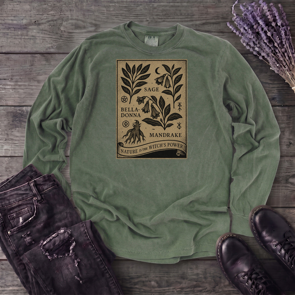 Nature Is The Witchs Power Long Sleeve T-Shirt