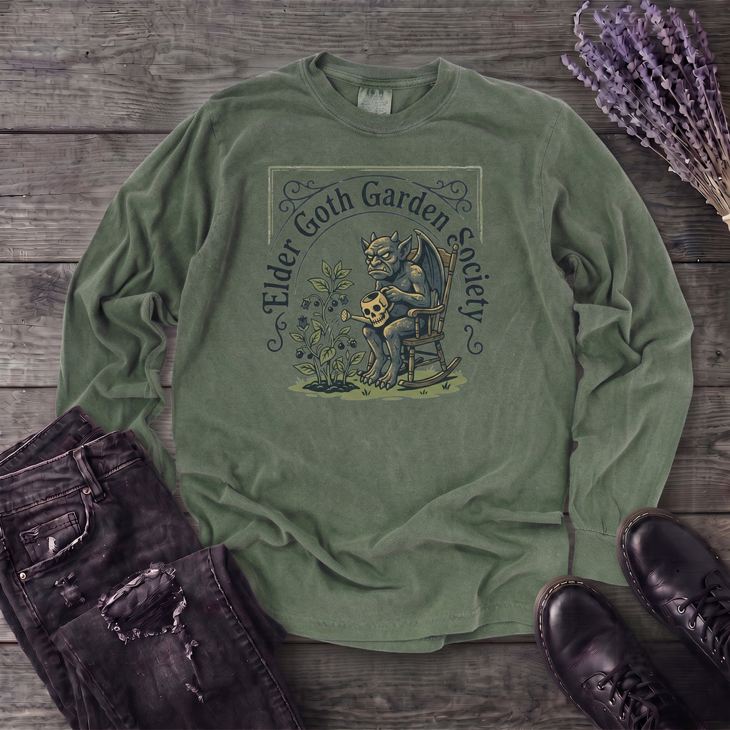 Elder Goth Garden Society Long Sleeve T-Shirt