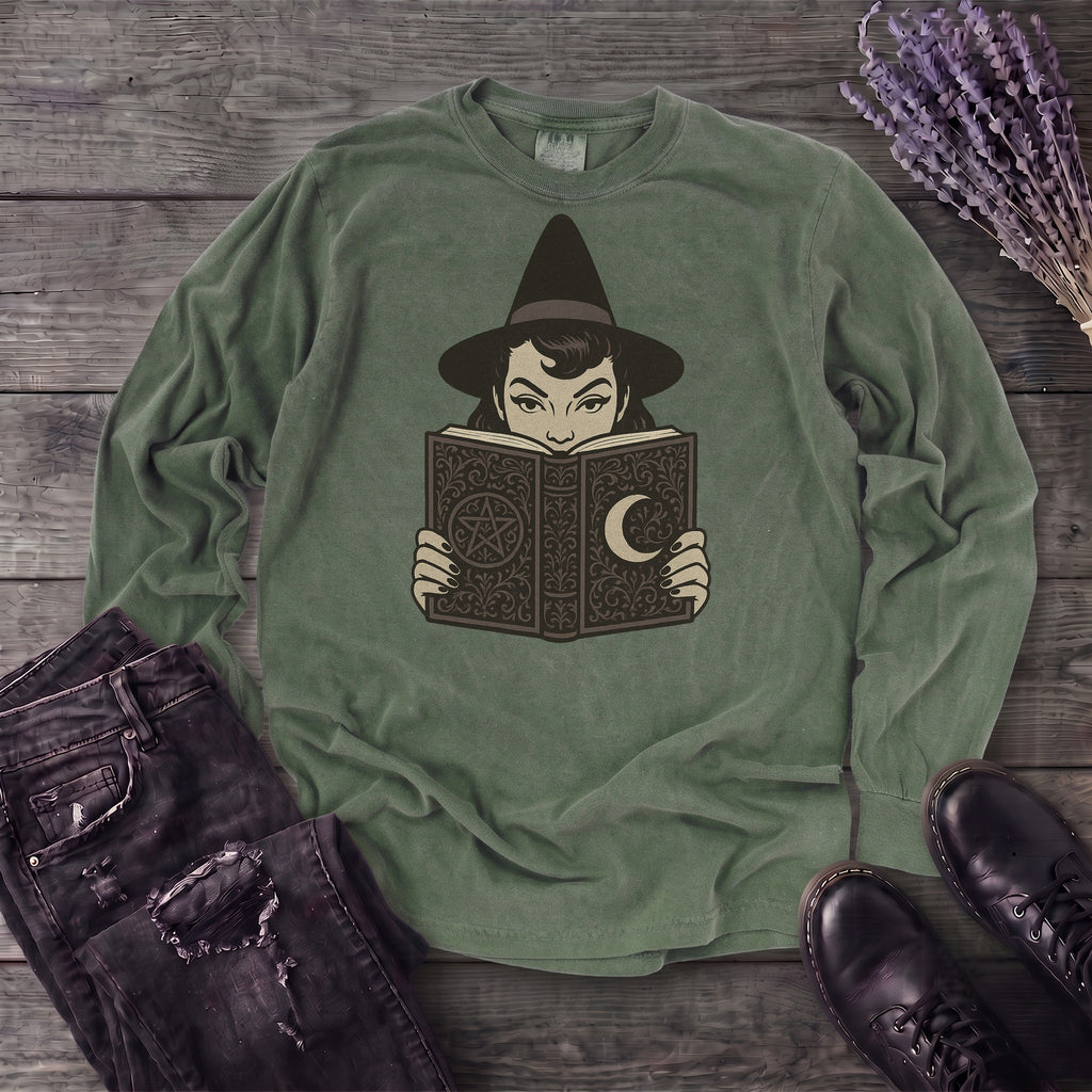 Witch Reading Long Sleeve T-Shirt