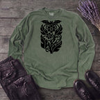 bat night garden Long Sleeve T-Shirt