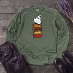 Stacked Pie Ghost Long Sleeve T-Shirt