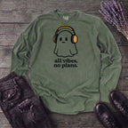 all vibes no plans Long Sleeve T-Shirt