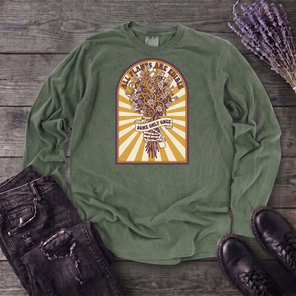 All Plants Are Edible Long Sleeve T-Shirt