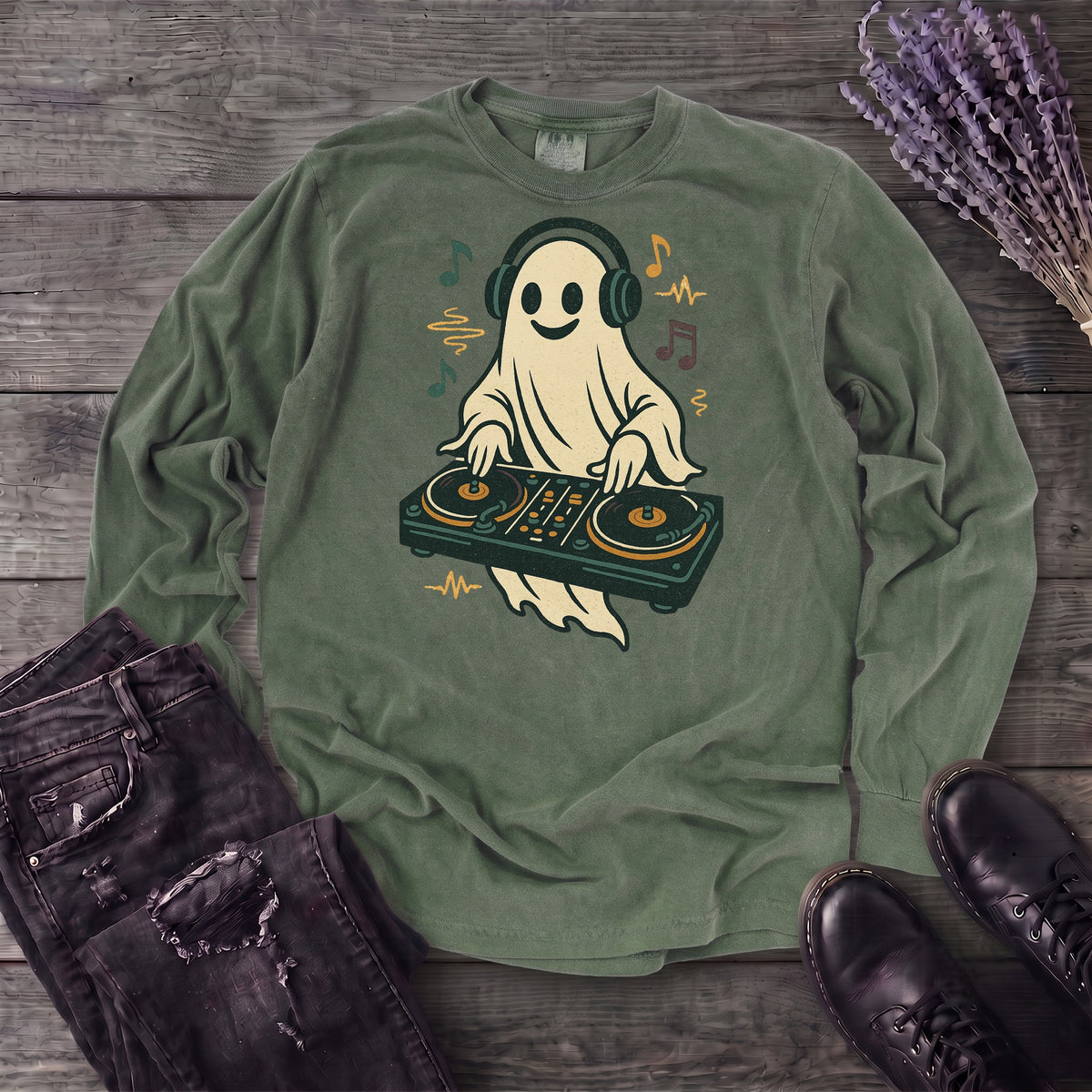 dj ghost Long Sleeve T-Shirt