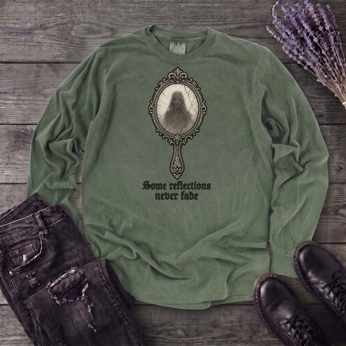 Some Reflections Never Fade Long Sleeve T-Shirt