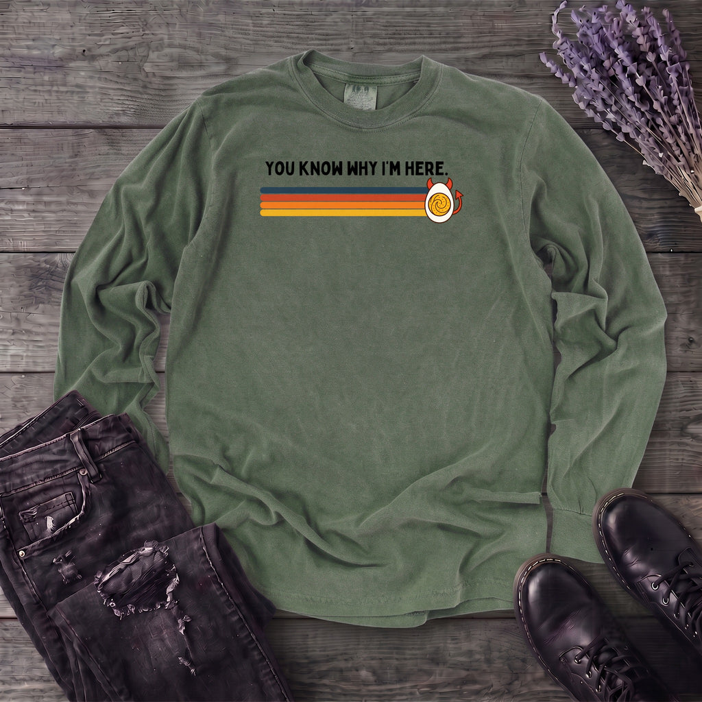Retro Deviled Egg Long Sleeve T-Shirt