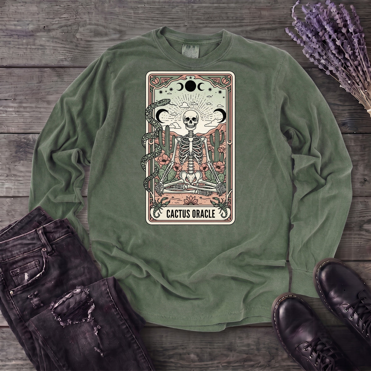 Cactus Oracle Long Sleeve T-Shirt