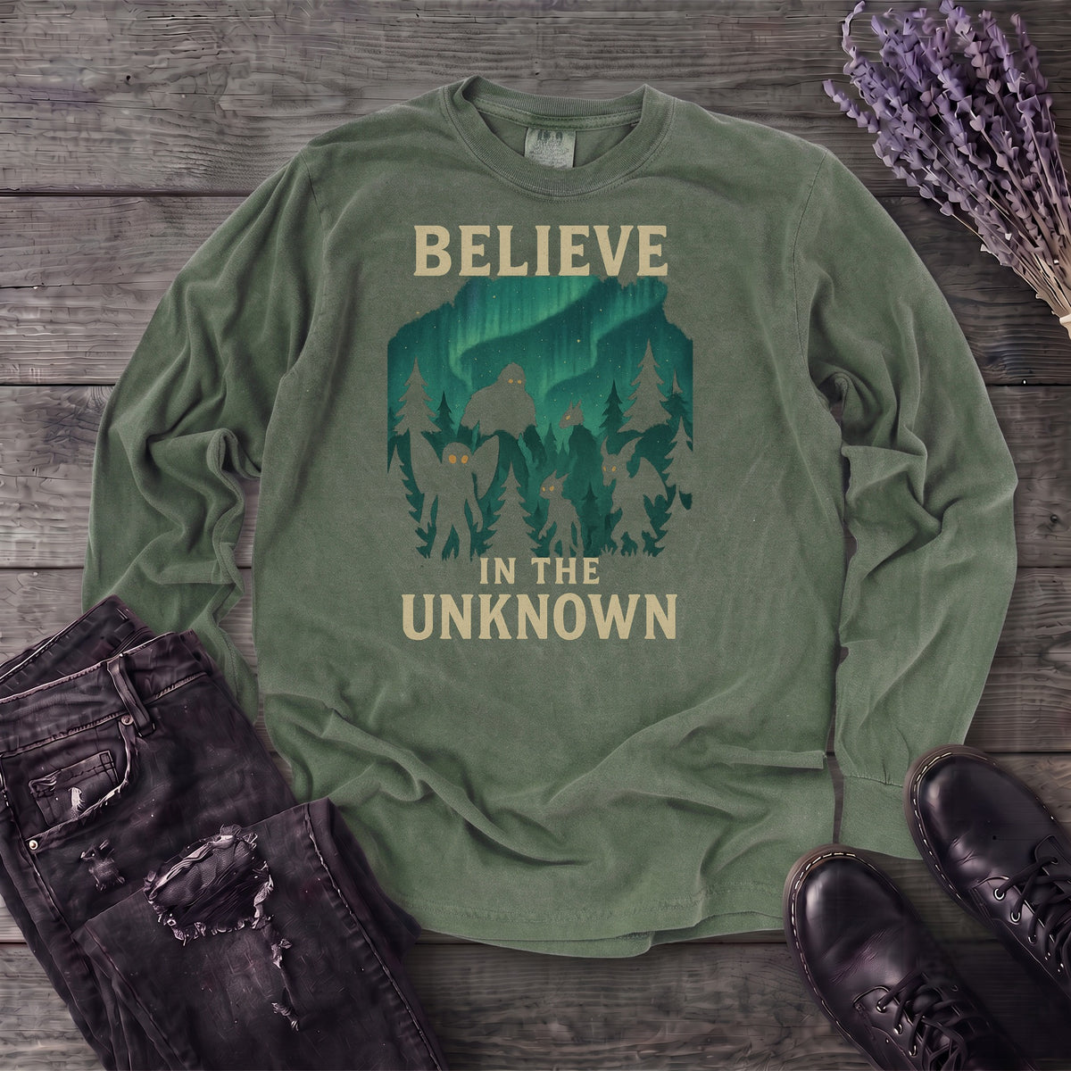 Believe In The Unknown Long Sleeve T-Shirt
