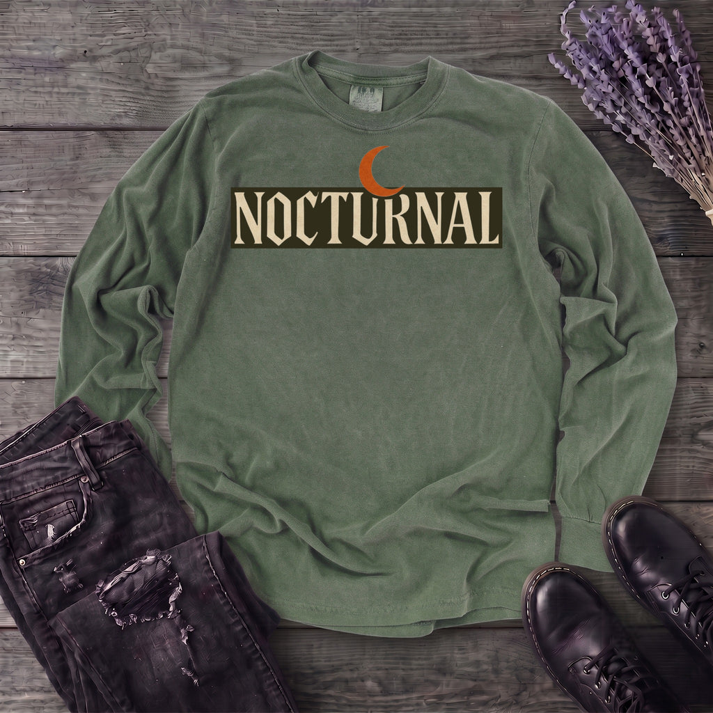 Nocturnal Moon Long Sleeve T-Shirt