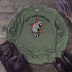 feisty non compliant raccoon Long Sleeve T-Shirt