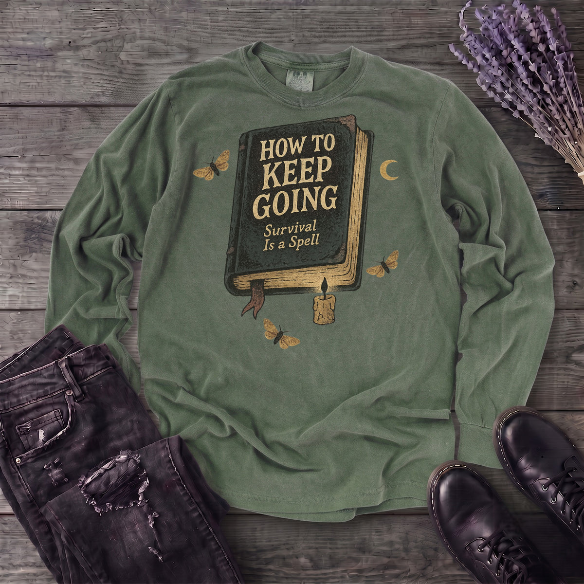 Survival Is A Spell Long Sleeve T-Shirt