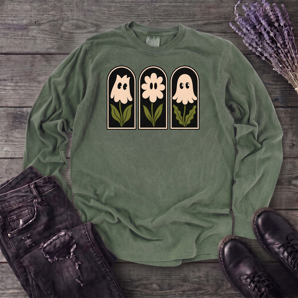 Ghosts In Bloom Long Sleeve T-Shirt