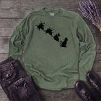 Inkblot Cat Long Sleeve T-Shirt