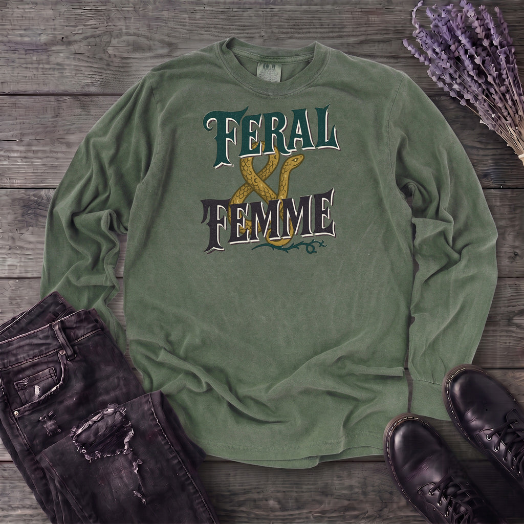 Feral And Femme Long Sleeve T-Shirt