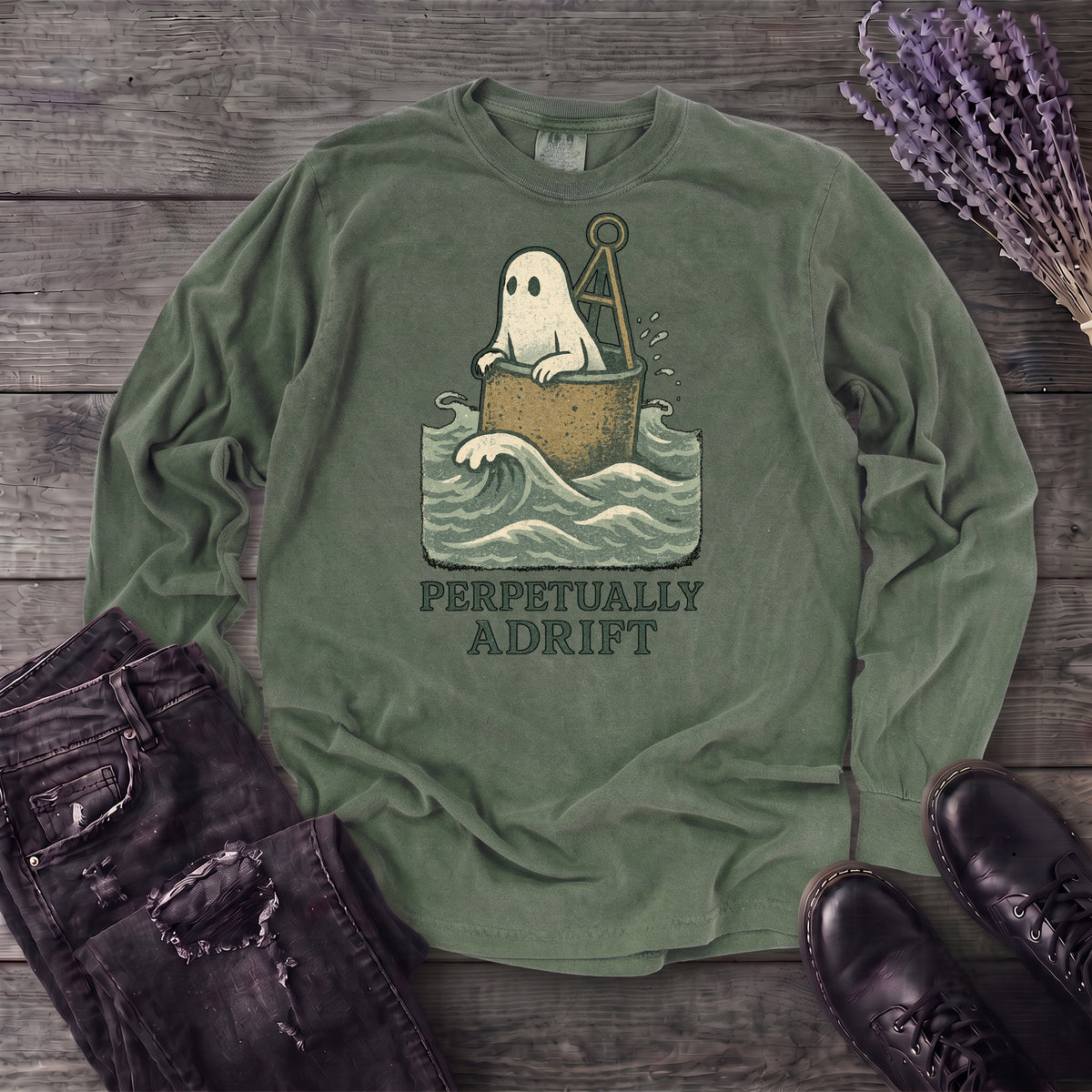 Perpetually Adrift Long Sleeve T-Shirt