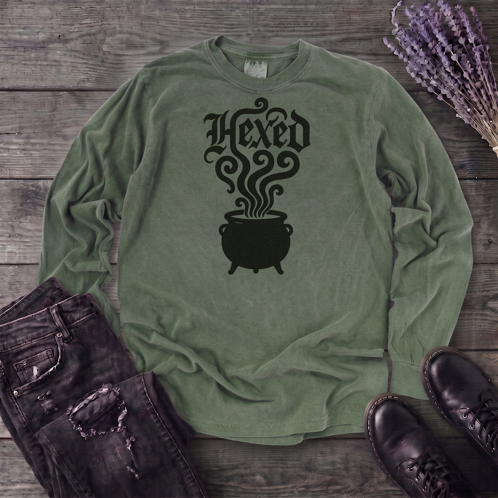Hexed Cauldron Long Sleeve T-Shirt