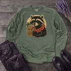 Raccoon Tiki Long Sleeve T-Shirt
