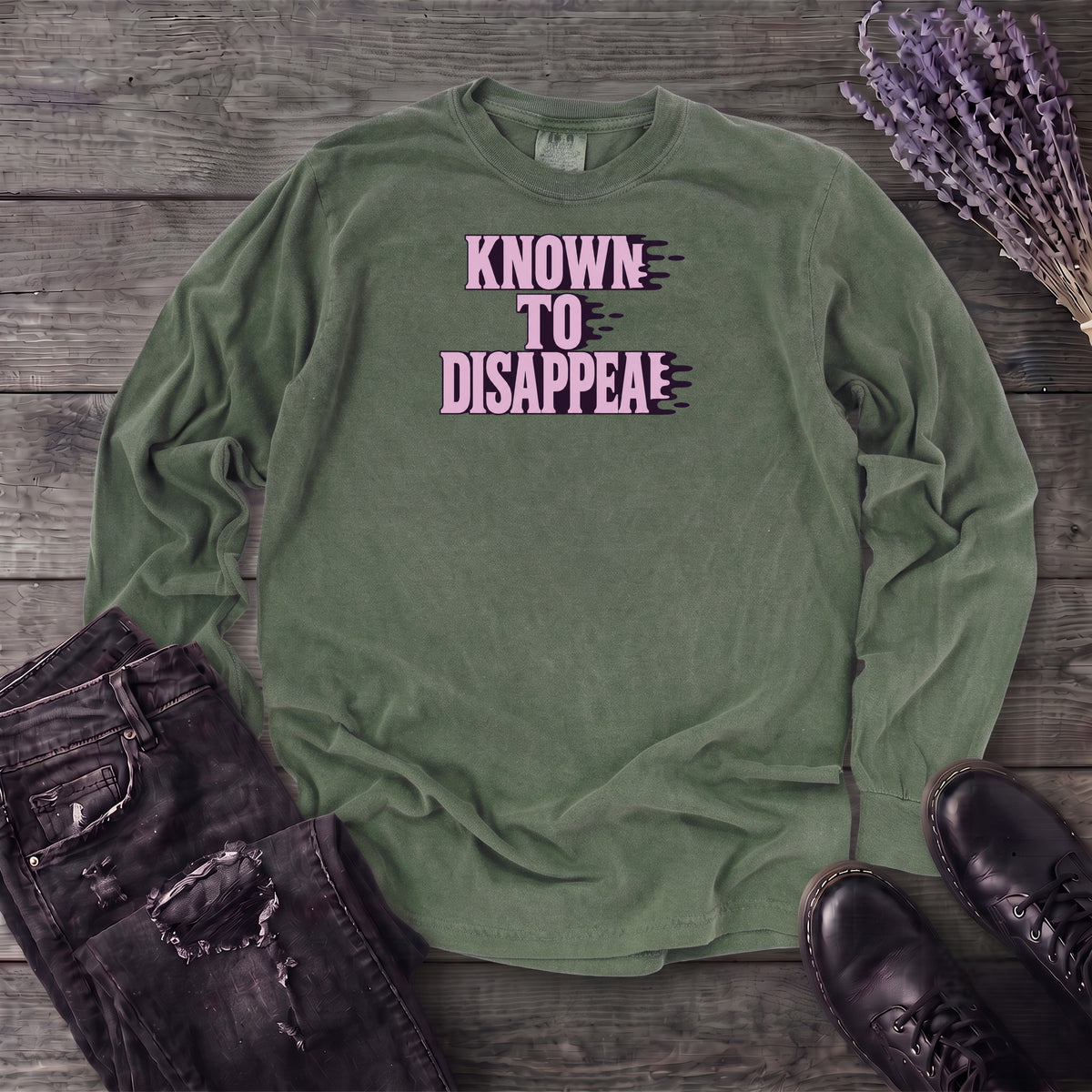 Known To Disappear Long Sleeve T-Shirt