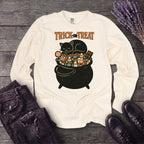 Trick Or Treat Candy Cauldron Long Sleeve T-Shirt