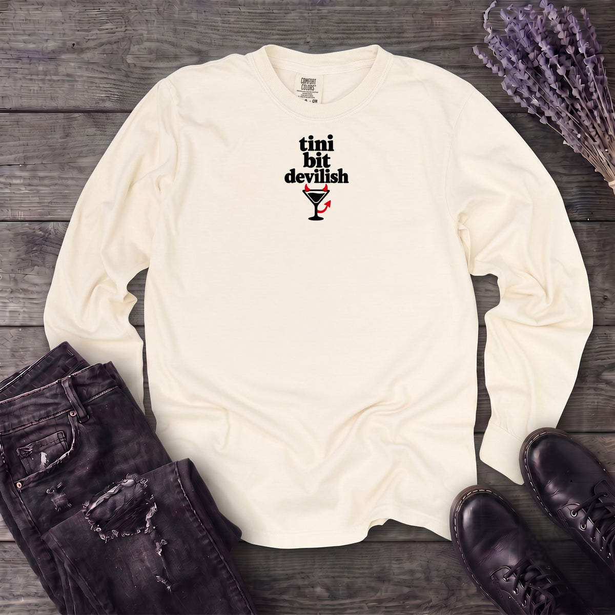 Tini Bit Devilish Long Sleeve T-Shirt