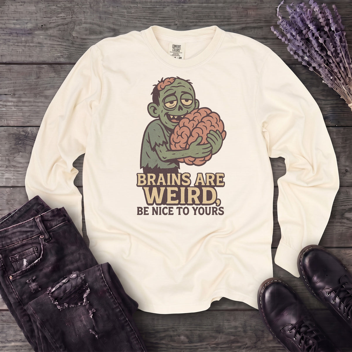Brains Are Weird Long Sleeve T-Shirt