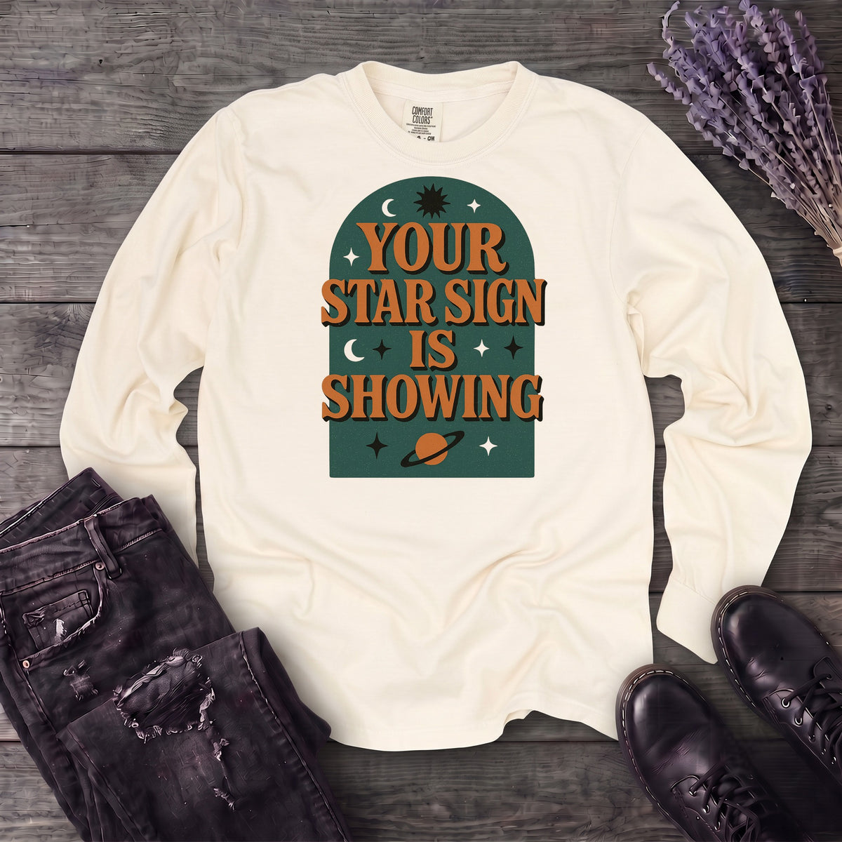 Your Star Sign Is Showing Long Sleeve T-Shirt