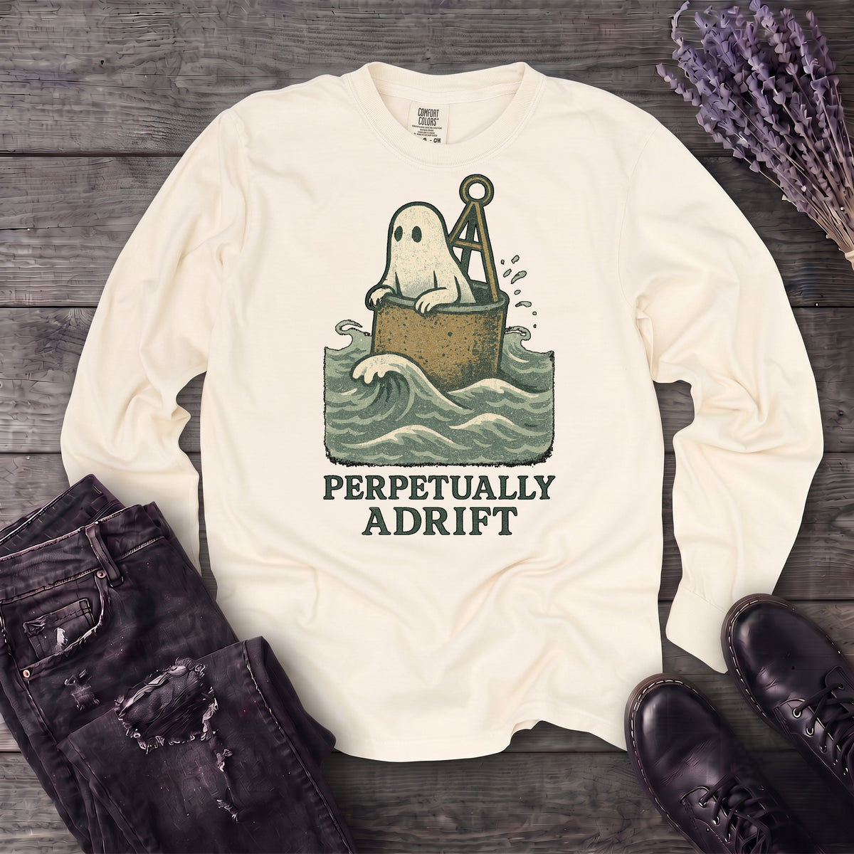 Perpetually Adrift Long Sleeve T-Shirt