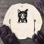Witchy Yarn Cat Long Sleeve T-Shirt