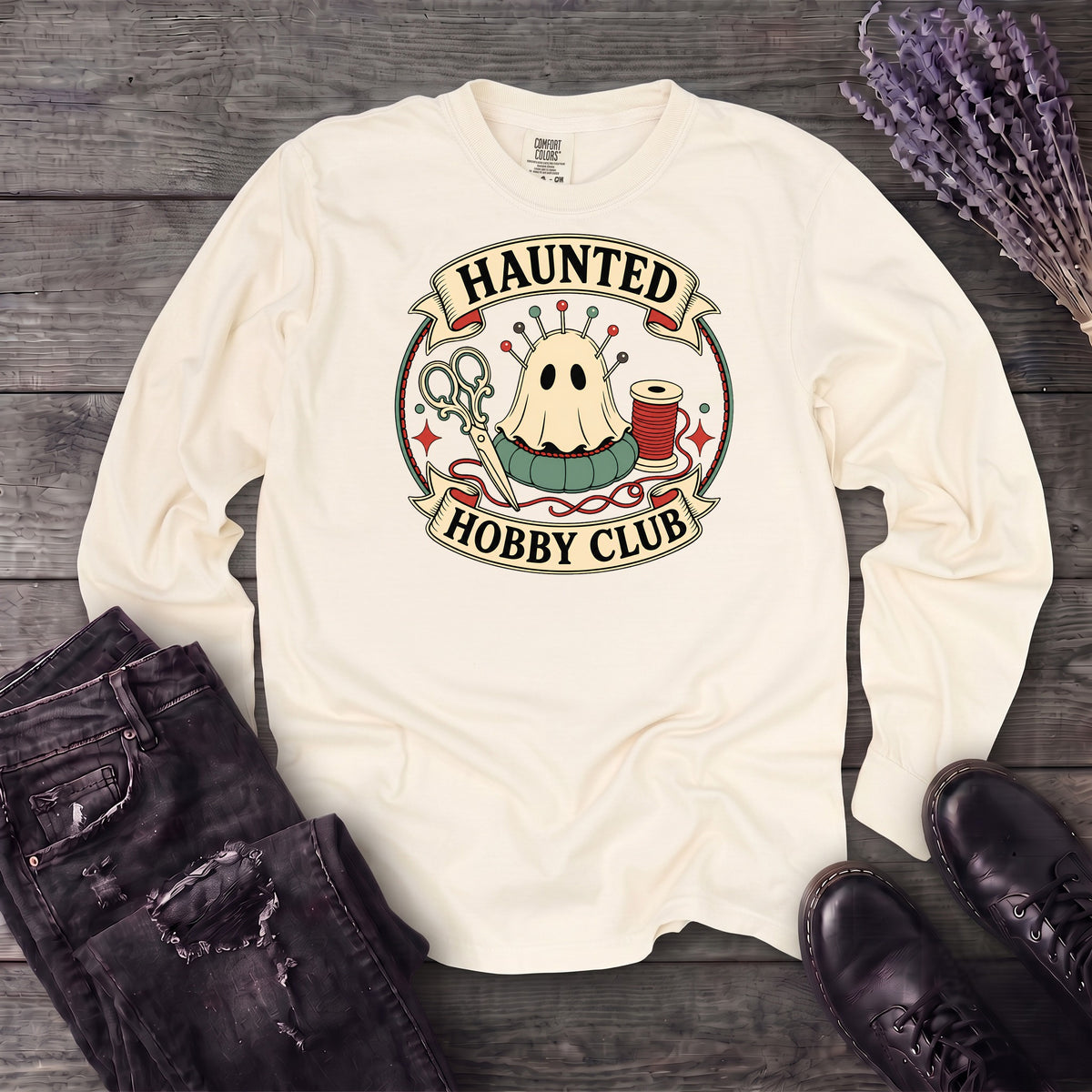 Haunted Hobby Club Long Sleeve T-Shirt