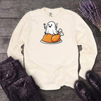 Ghost On Turkey Long Sleeve T-Shirt