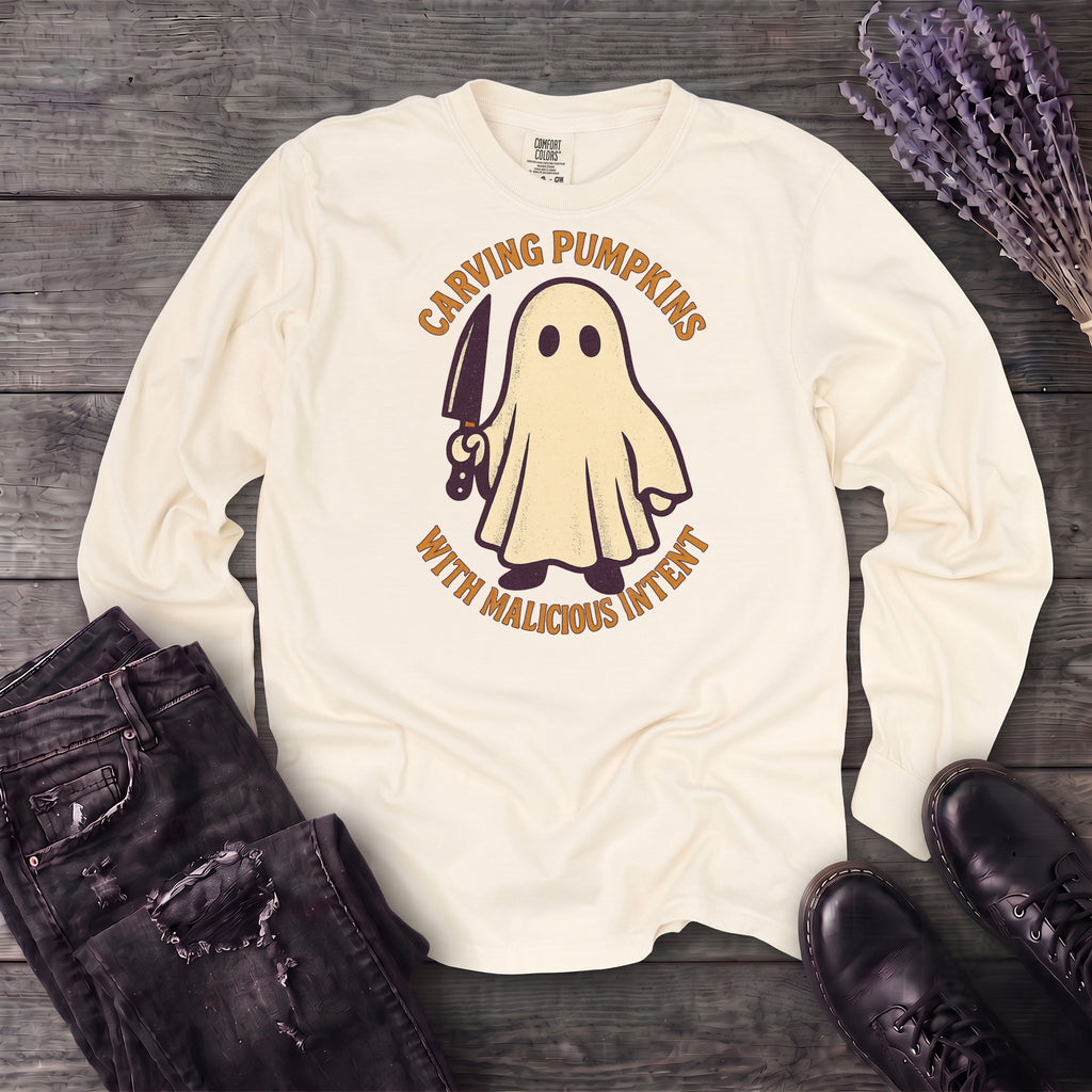 Carving With Malicious Intent Long Sleeve T-Shirt
