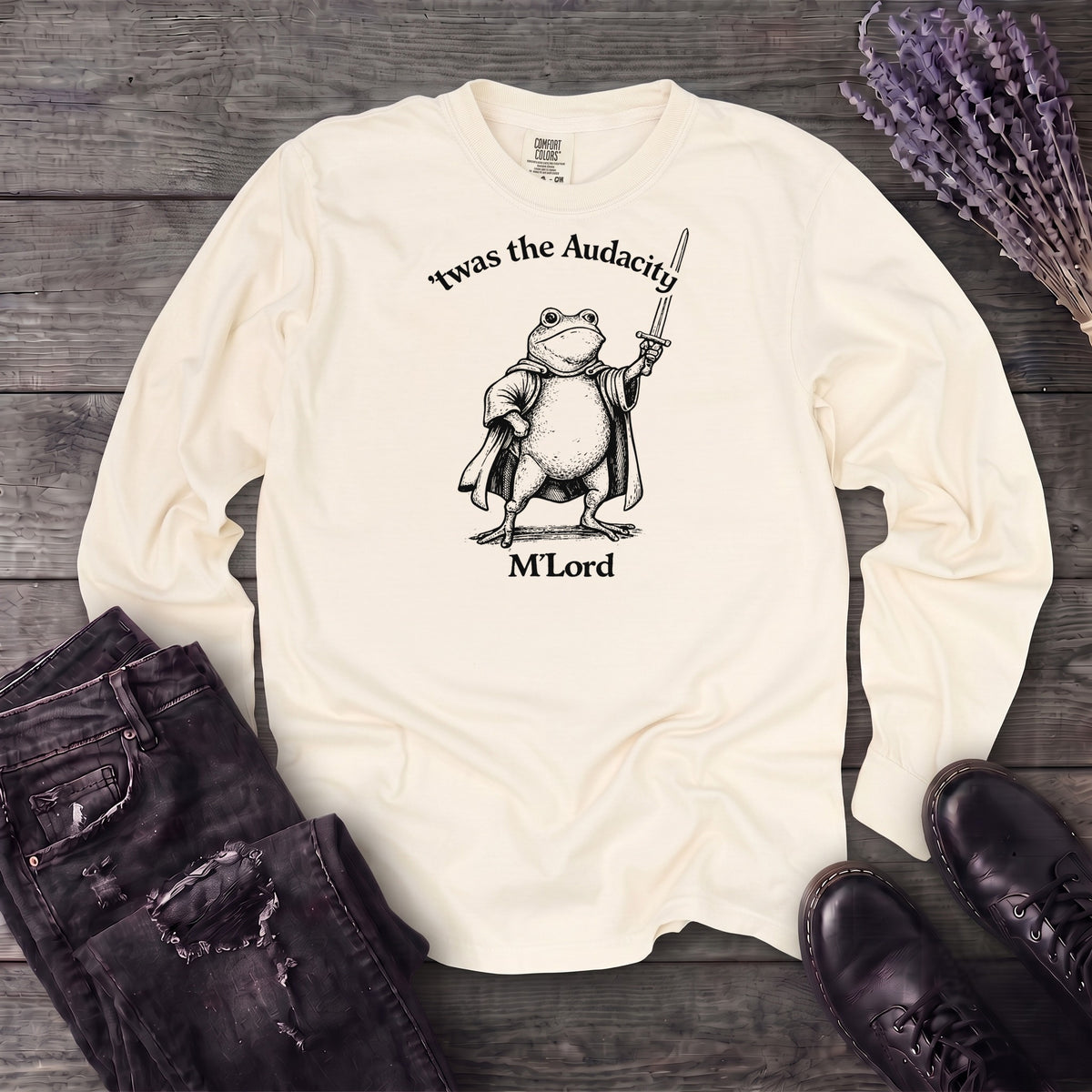 Twas The Audacity Long Sleeve T-Shirt