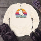 Good Vibes And Spooky Nights Long Sleeve T-Shirt