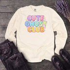 Cute Ghost Club Long Sleeve T-Shirt