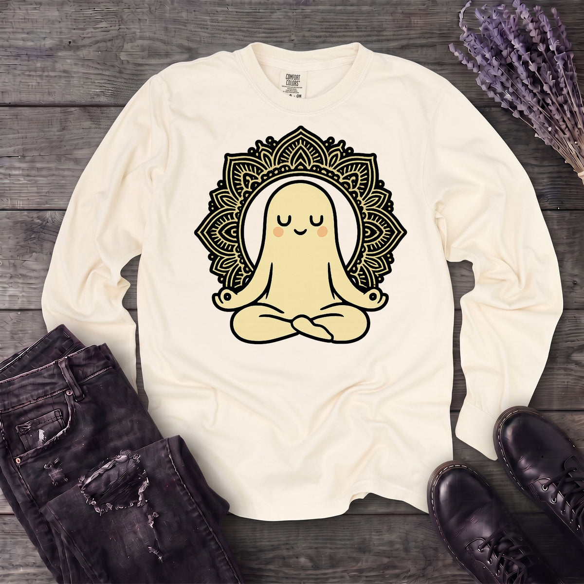 Lotus Ghost Long Sleeve T-Shirt