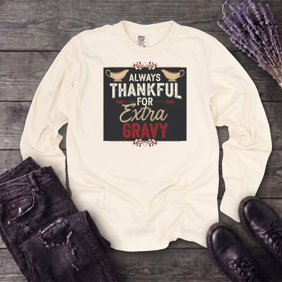 Thankful Gravy Long Sleeve T-Shirt