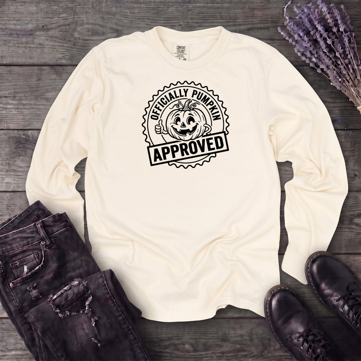 Pumpkin Approved Long Sleeve T-Shirt