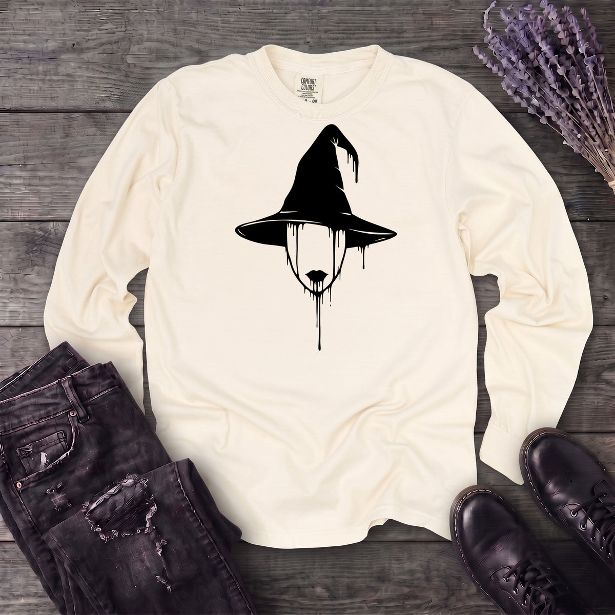 Shadow Drip Witch Long Sleeve T-Shirt