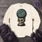 Crystal Ball Skull Long Sleeve T-Shirt