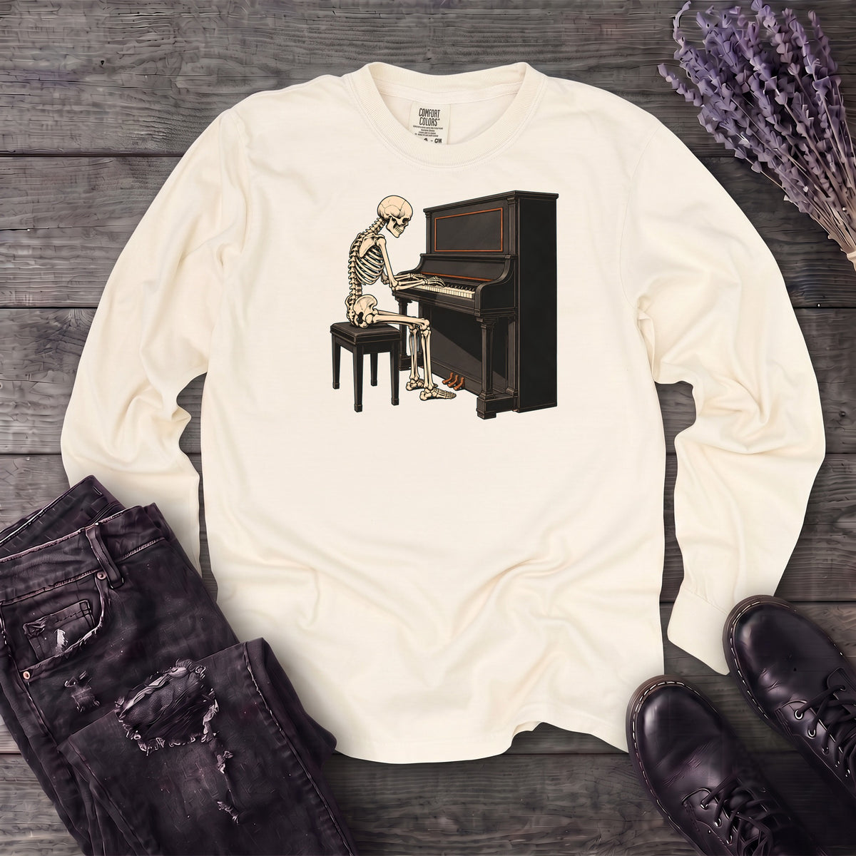 Skeletal Melodies Long Sleeve T-Shirt